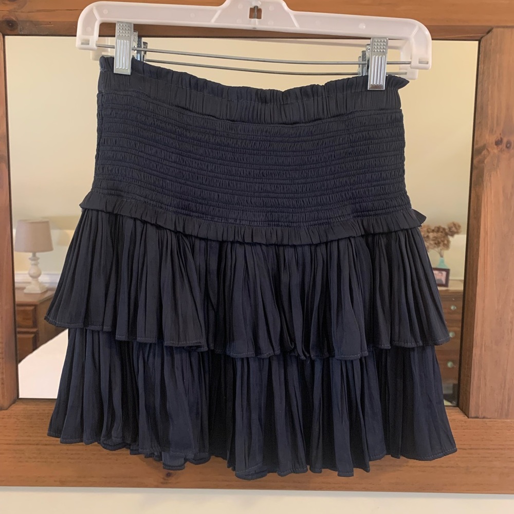 Silk Ruffle Skirt